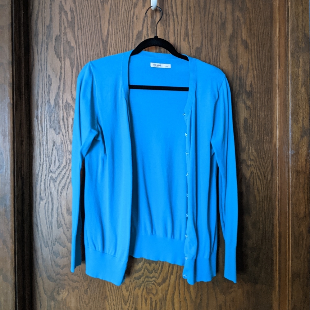 Bright Blue Old Navy Cardigan
